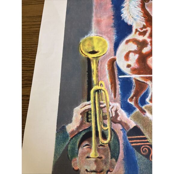 Georges Schreiber Signed Lithograph: Ringmaster - Circus Acrobat Acrobatics - Picture 7 of 16